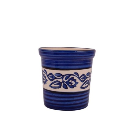 Glossy Blue Ceramic Pot,Indoor Planter